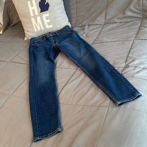 H&M Curvy Ultra High Waist Ankle Length Skinny Jeans Denim Jeggings 4 New